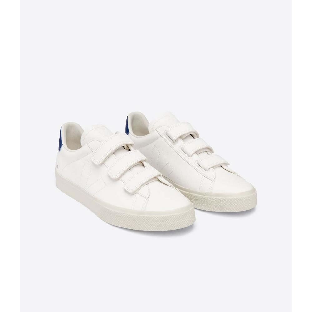 Veja RECIFE CHROMEFREE Men's Shoes White/Blue | CA 200XYU